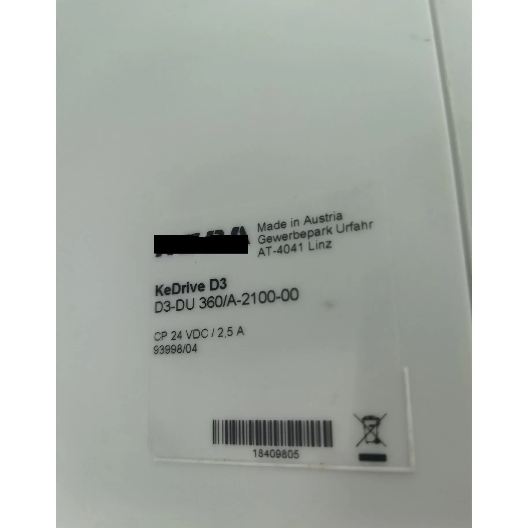 Сервопривод D3-DU 360-A-2100-00