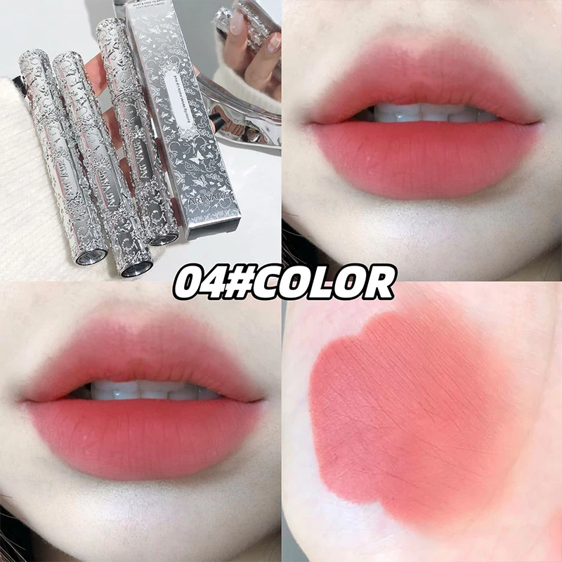 アートバリューマットヌードベルベットリキッドリップスティックロングラスティングリップグロスティントウォータープルーフリップマッドローズレッドリップステイン韓国コスメ