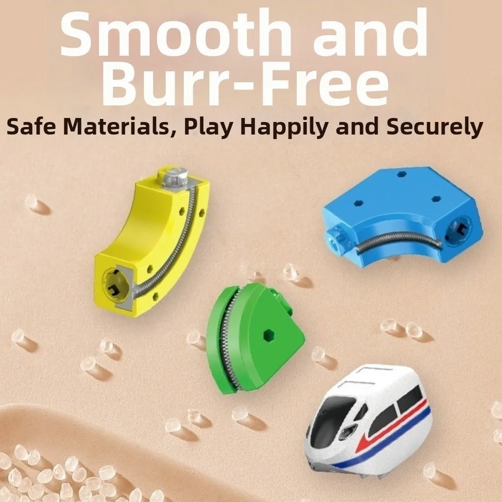 

Cube Children Magical Track Car Multifunctional DIY Railway Building with Train and Traffic Signs Car Track Building Kits