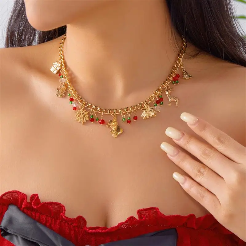 

Модный ретро-кулон в виде снежинки-колокольчика для украшения ювелирных изделий, женские аксессуары, трансграничные украшения, ожерелье