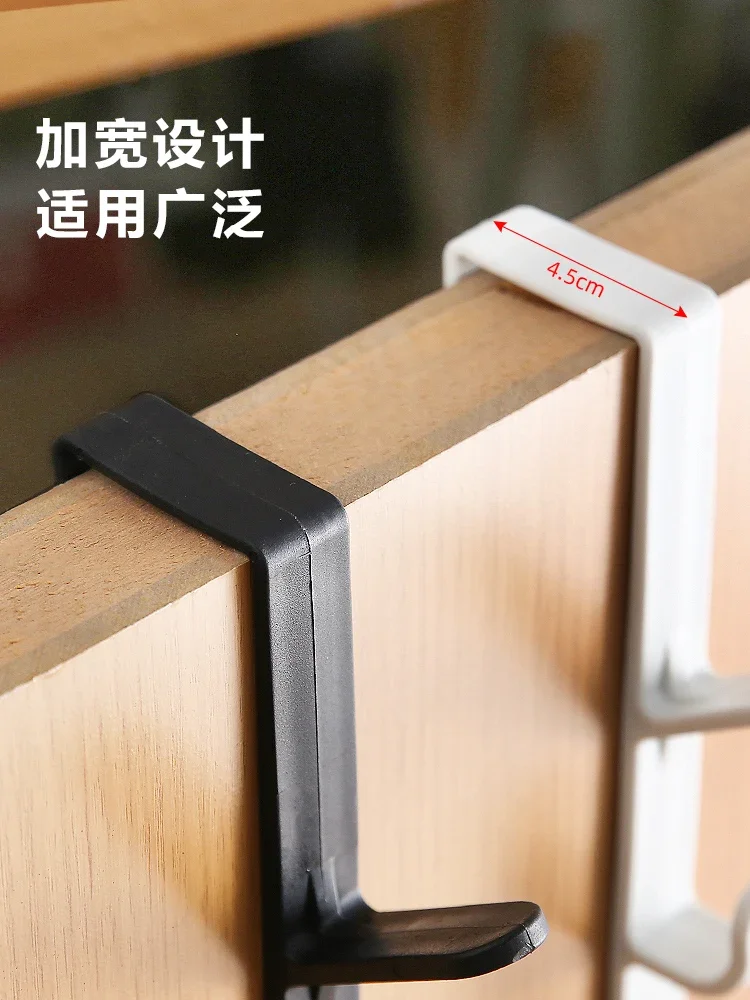 Longa Fila de Ganchos atrás da Porta, Saco Pendurado Rack, Ins Dormitory Storage, Rack de armazenamento de parede