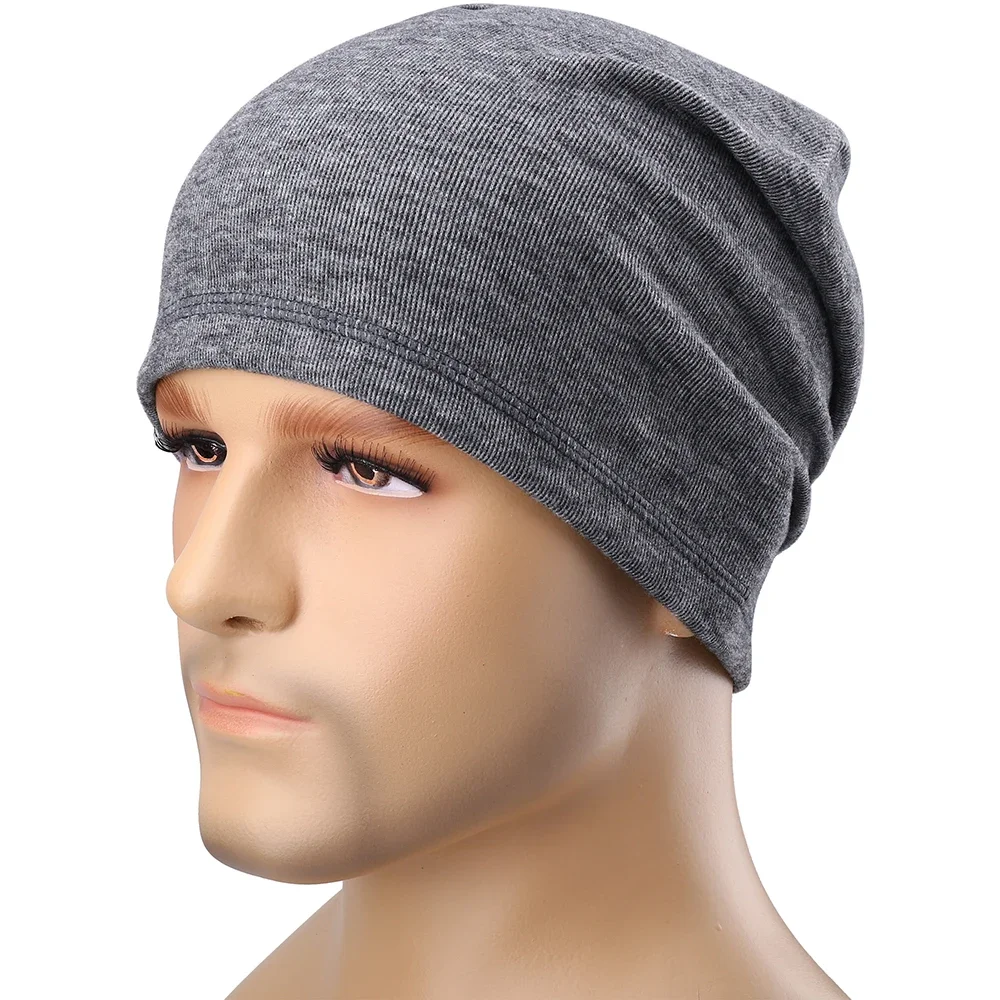 Gorros térmicos gorras para hombre y mujer, gorros deportivos sombreros para correr, Snowboard, elásticos, suaves, negros, para ciclismo, esquí, Hip