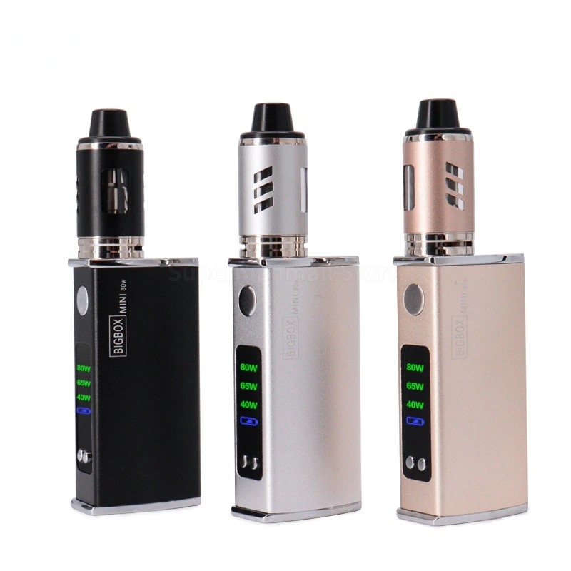 Electronic Cigarettes Mini 80w VAPE Kit Electronic Cigarette Box Mod 2200mah Battery LED Display Vape Pen Vaporizer E Cigarettes