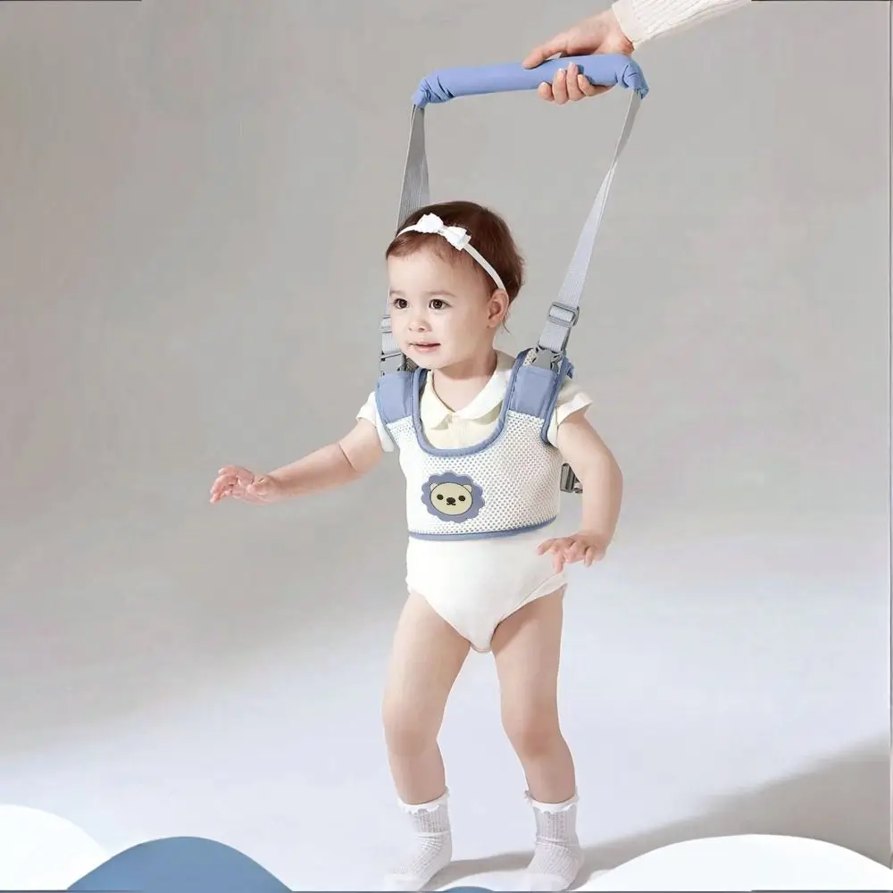 Safety Infant Walker Harness Handheld Adjustable Learning Walk Support Assist Trainer Long Breathable Toddler Assistant Belt