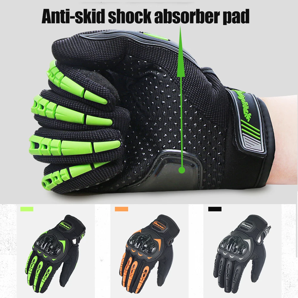 

Motorcycle Touch Screen Gloves Breathable Full Finger motorcycle accessories for suzuki vstrom 650 kawasaki zzr 400 ktm 300 exc