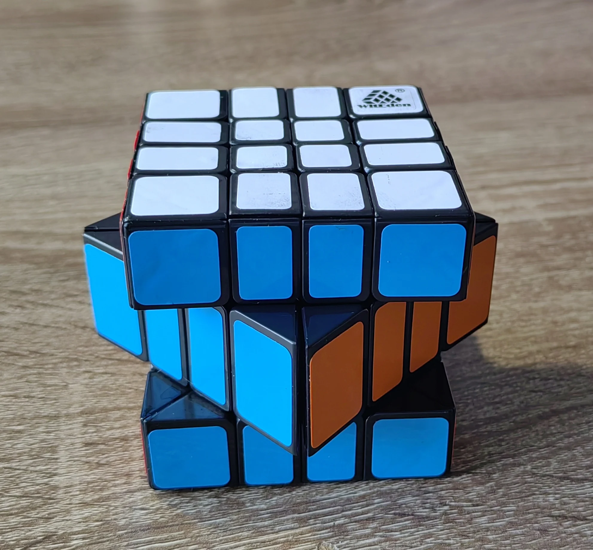 WitEden 4x4x3 Mixup Edge- rebuilt Magic Cube WitEde 443 Sticker Cube Professional Puzzle Toys Children Gift Cubo Magico Puzzle