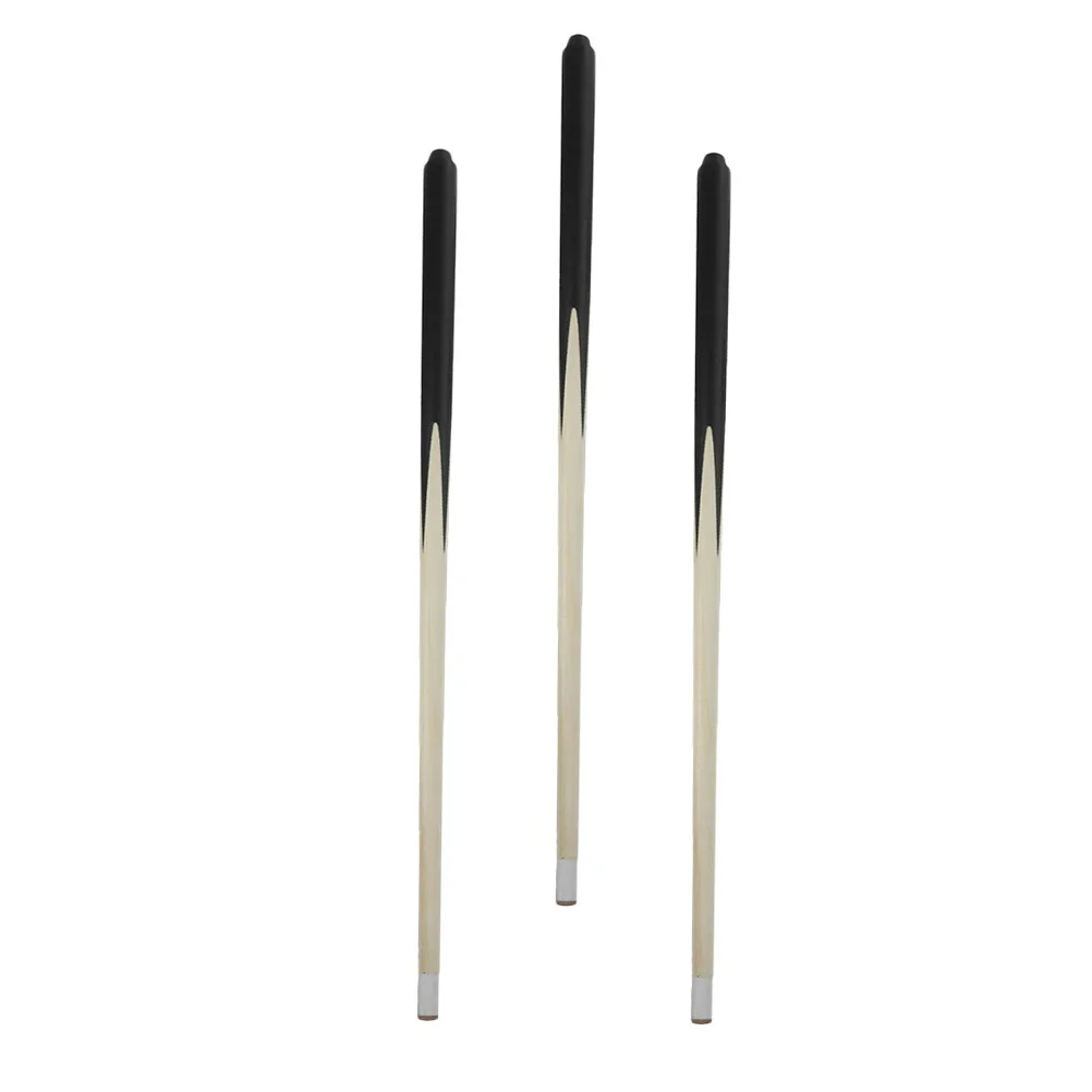 

3Pcs Kids Short Pool Cues Wooden Mini Billiard Sticks for Small Hands Precise Control Durable Wood Material Wooden Pool Sticks