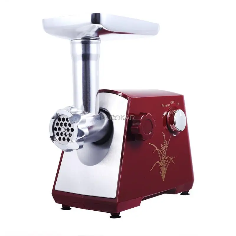 220V Meat Grinder Household Electric European Standard American Standard  Sausage Machine Small Business 400W