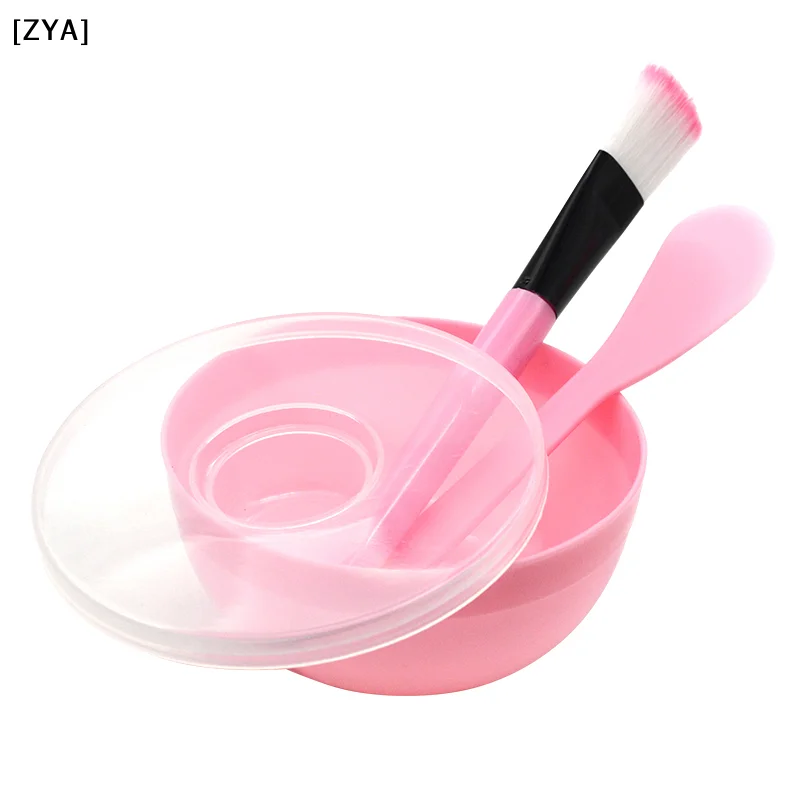 Facial Brush Mask Bowl Spoon Set Mask Brush Bar DIY Beauty Tools Mixing Tools Skin Care Makeup Supplies Woman Facial Tools[ZYA] view 2