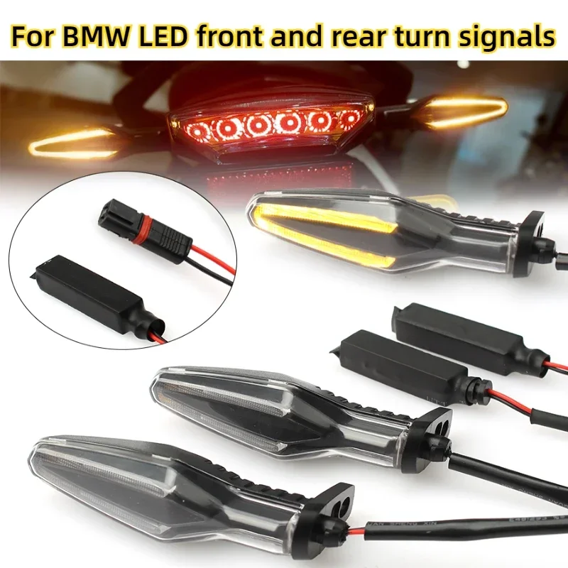 Motorcycle LEDS front and rear turn signals suitable for BMW F700 F800 HP4 S1000 R1200 R nineT K1300 G310 C650 C600 Evolution