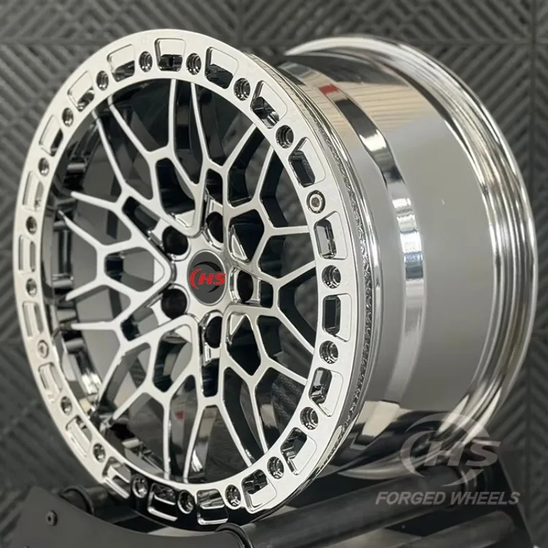 

18 19 20-дюймовые хромированные диски Beadlock из алюминиевого сплава для гоночных автомобилей 5*112 для дрэг-рейсинга BMW F80 G20 G21 G22 G23 G80 G82 F30 M3 M4