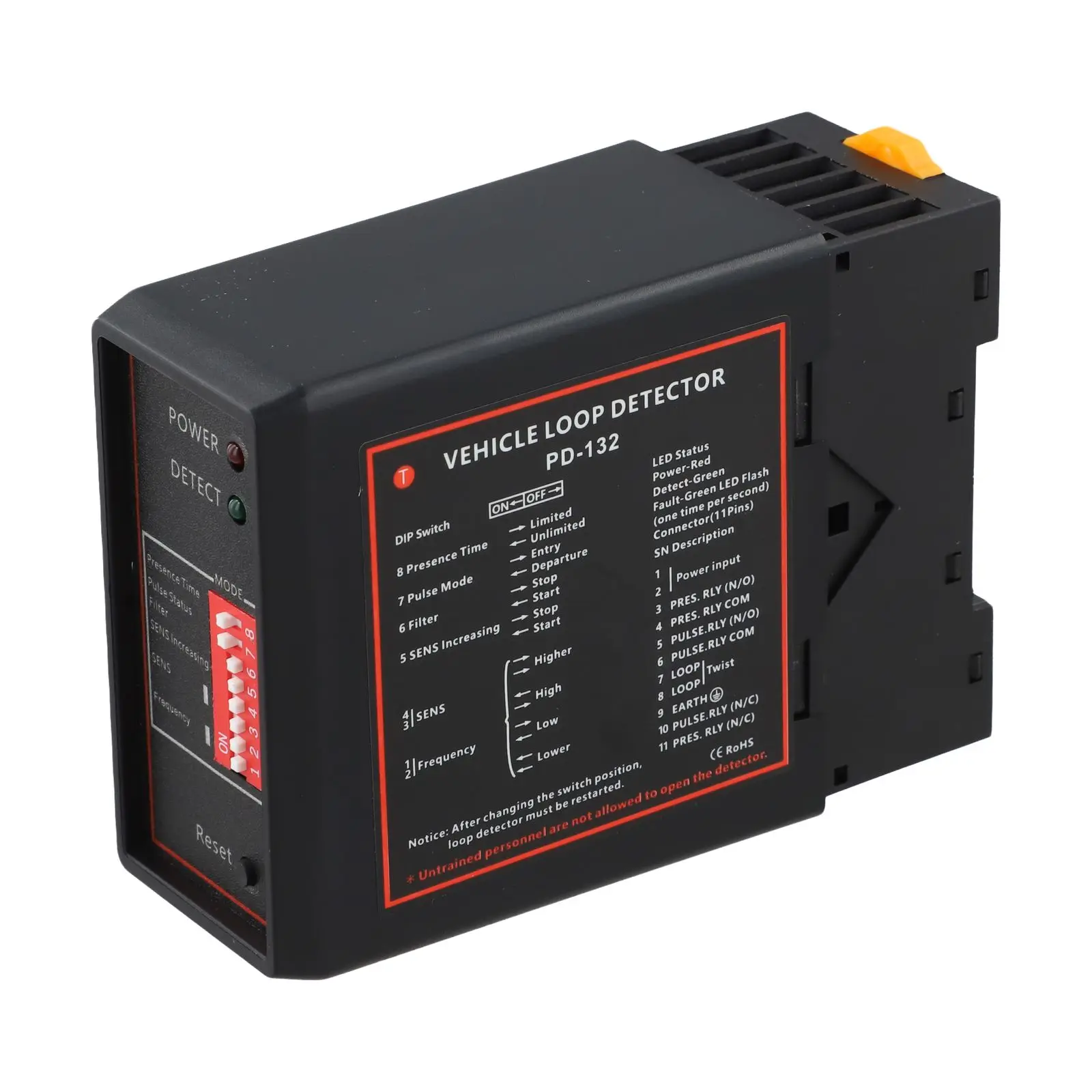 Inductive Loop Detector DC12V/24V DP132 Induction Loop Detector For Automatic Doors And Parking Access