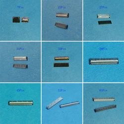 2Pcs 7-61Pin LCD Display Touch Screen Flex FPC Connector For ASUS HTC Z580C/T100/Fonepad 7 8/Zenfone 6 5 2 A600CG/A500K Sim Card