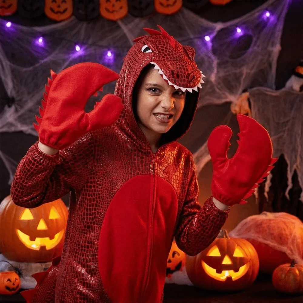 Ball Props Cartoon Crab Pliers Gloves Creative Polyester Dress Up Mitten Funny Halloween Mitt Halloween