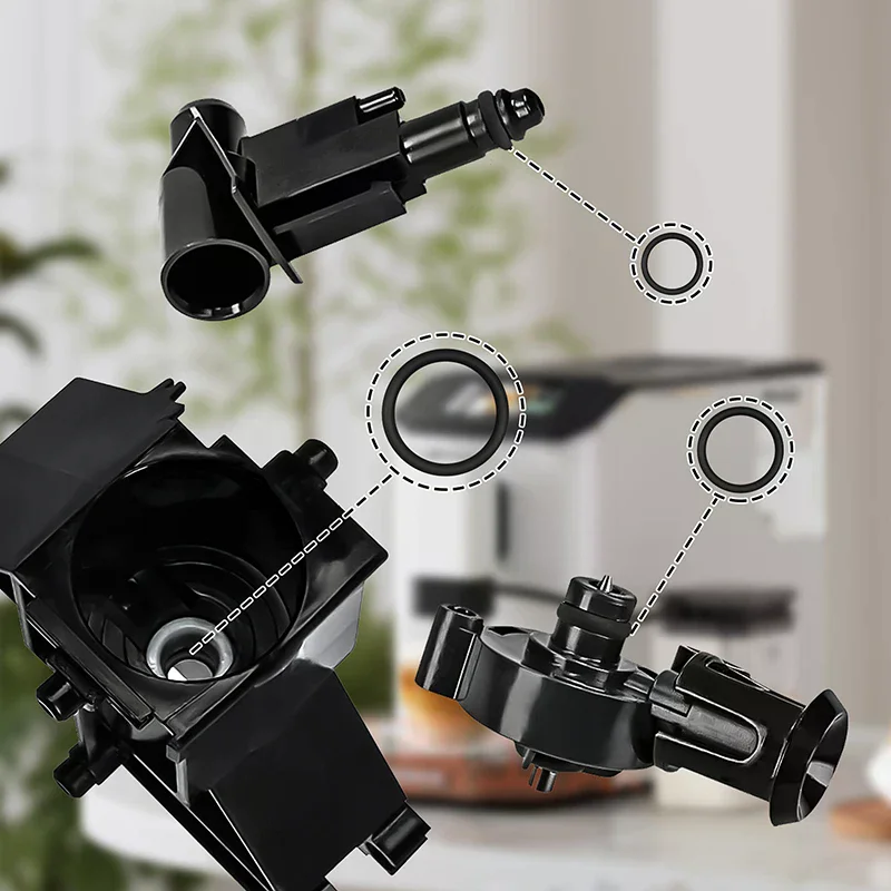Set Cincin Penyegel untuk Konektor Corong Unit Pembuat Kopi Mesin Kopi Saeco: 15 Buah Kit Gasket O-ring Silikon