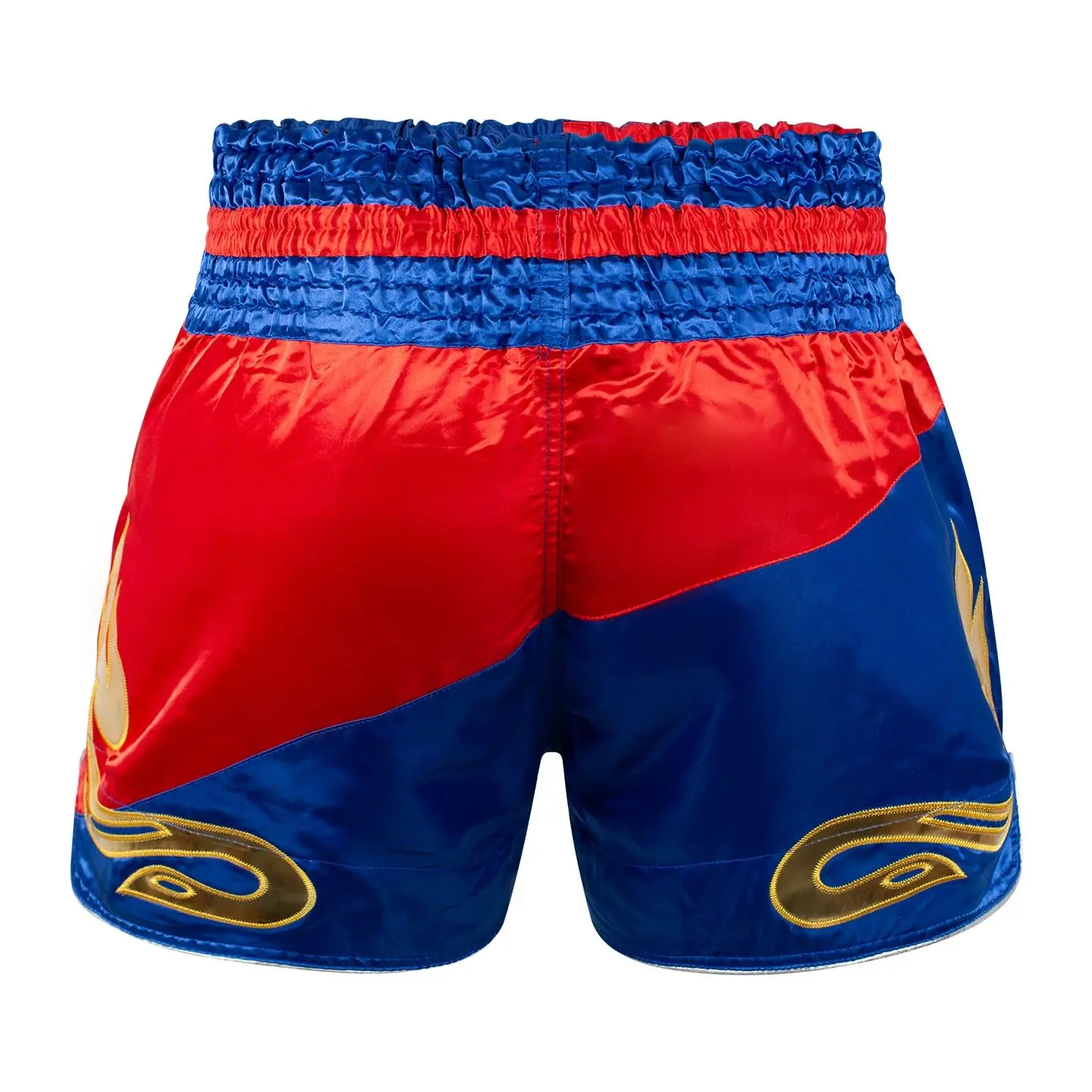 FLKKY شورت Muay Thai مطرز متباين للأطفال والكبار، سروال تدريب الملاكمة الكلاسيكي في صالة الألعاب الرياضية، شورت الملاكمة