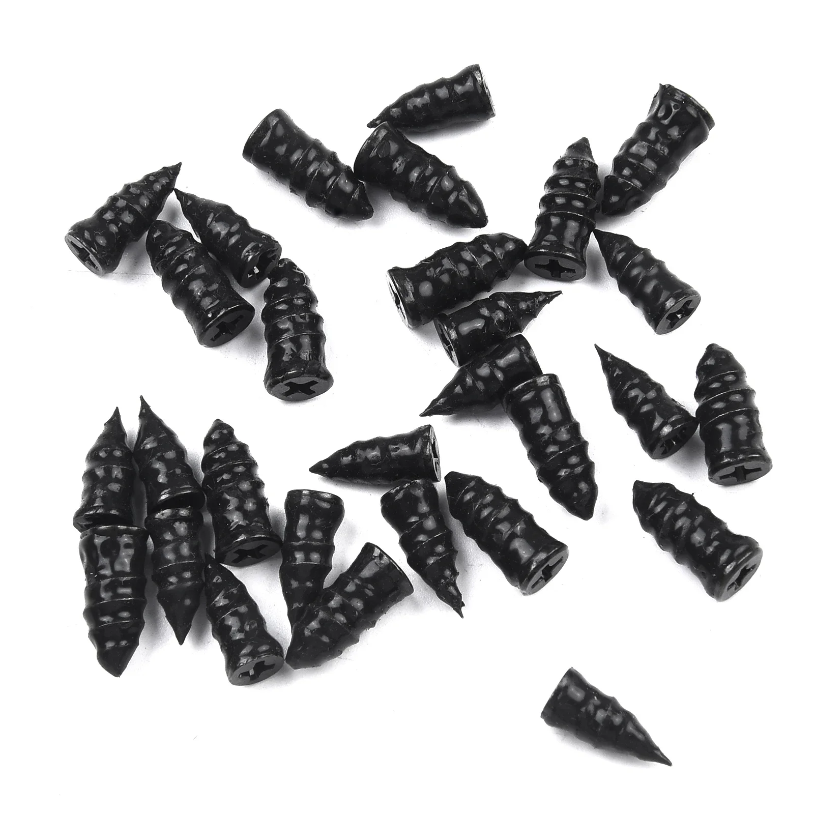 30PCS Rubber Self-tapping Screws Tire Repair Kits Silicone Car Screw Tyre Plug Repaired Rubber Cement Screws Tire Repair Tools