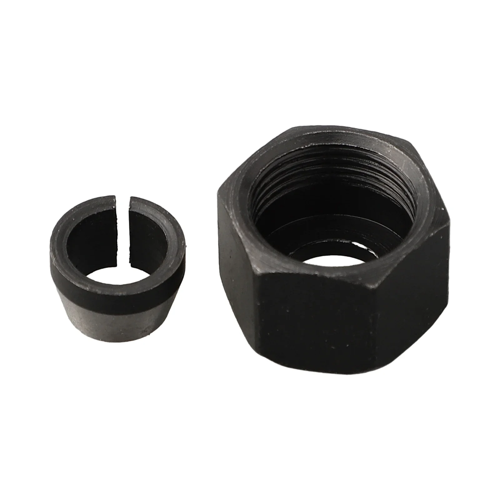 13mm×12mm×8mm/0.51in×0.47in×0.31in Collet Chuck Adapter With Nut 8mm/6.35mm/6mm Chuck Size Carbon Steel Hot Sale New Suitable