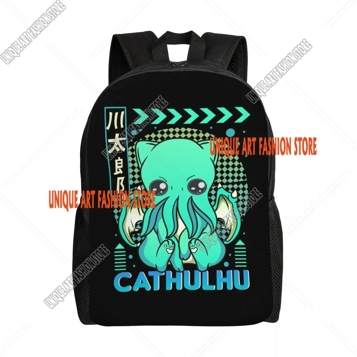 

Милый рюкзак для ноутбука Cathulhu Cthulhu Cat, женский и мужской повседневный рюкзак для школьных студенческих сумок