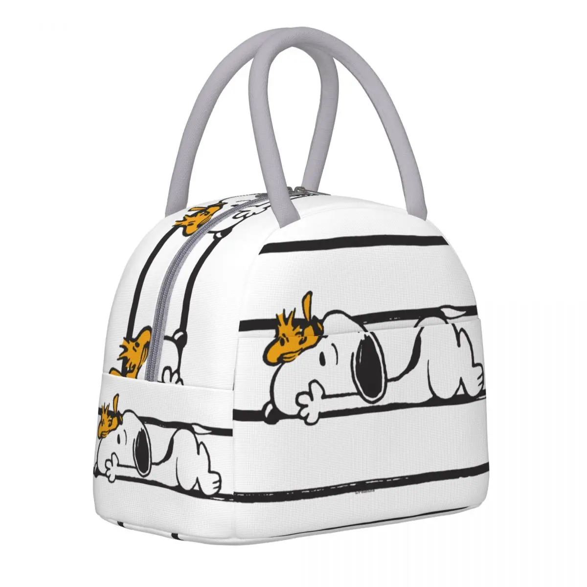 Izolowane termicznie torby na lunch Snoopy & Woodstock do podróży Torba na żywność o dużej pojemności Pojemnik Cooler Termiczne pudełka na lunch