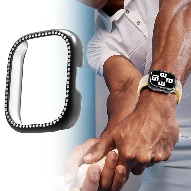 Voor Redmi 5Active/5Lite Smart Watch Bumper Bling Horloge Cover Shell Krasbestendig Slanke Bumper Decoratieve uitrusting Accessoire Voor