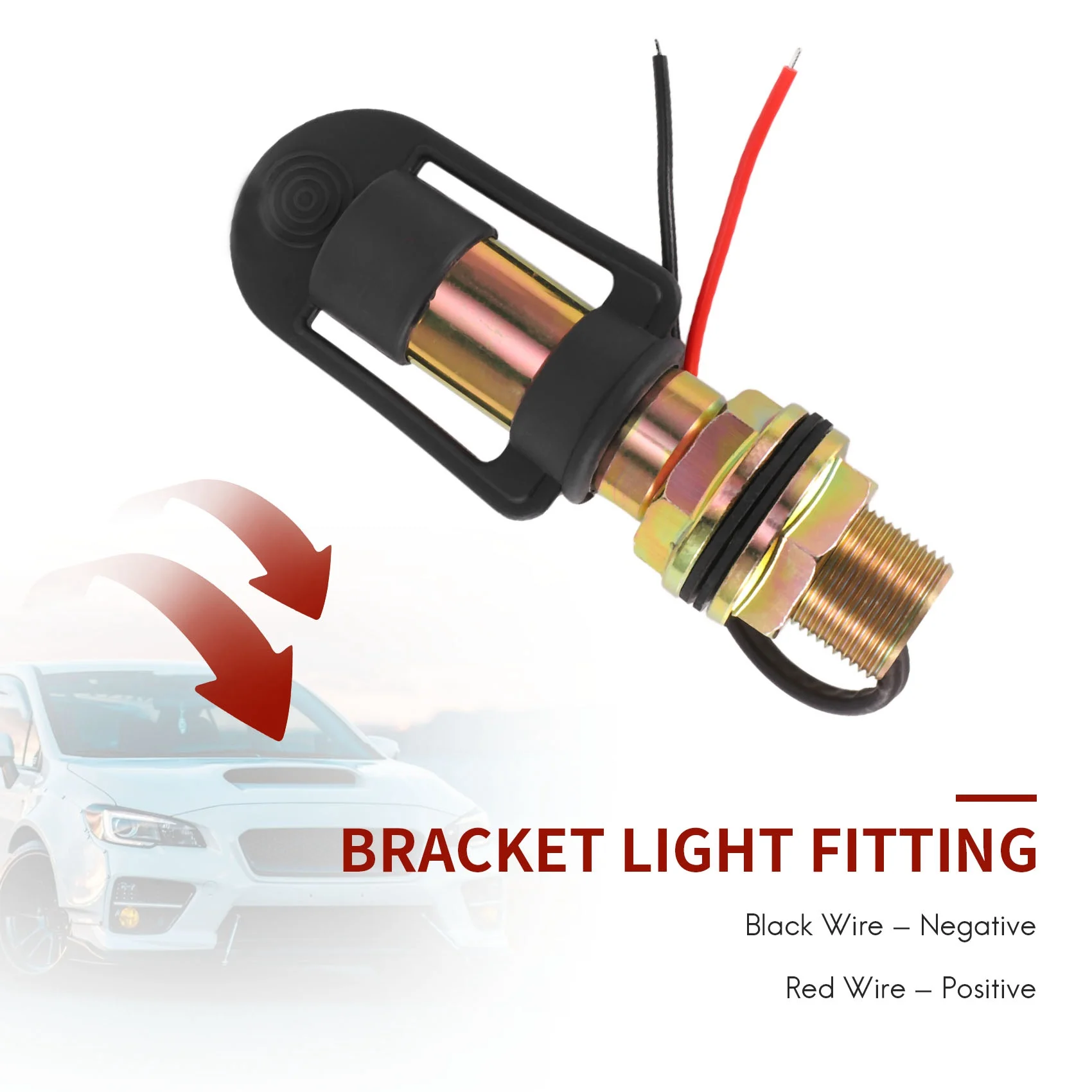 Rotating Flashing Amber Beacon Flexible DIN Rod Tractor Mounting Bracket Mounting Lamp Bracket Light Fittings