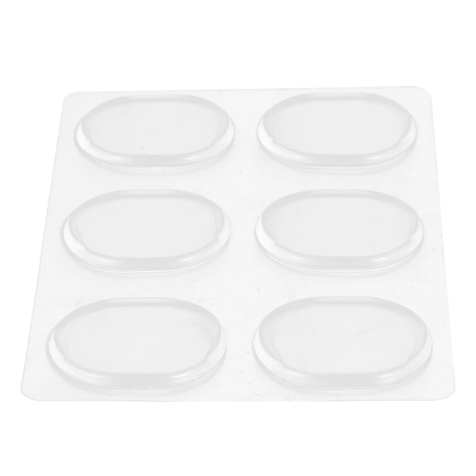 

6Pcs Clear Silicone Round Shoe Pads Gel Blister Protectors Flexible Heel Grips for Pain Relief and Foot Protection