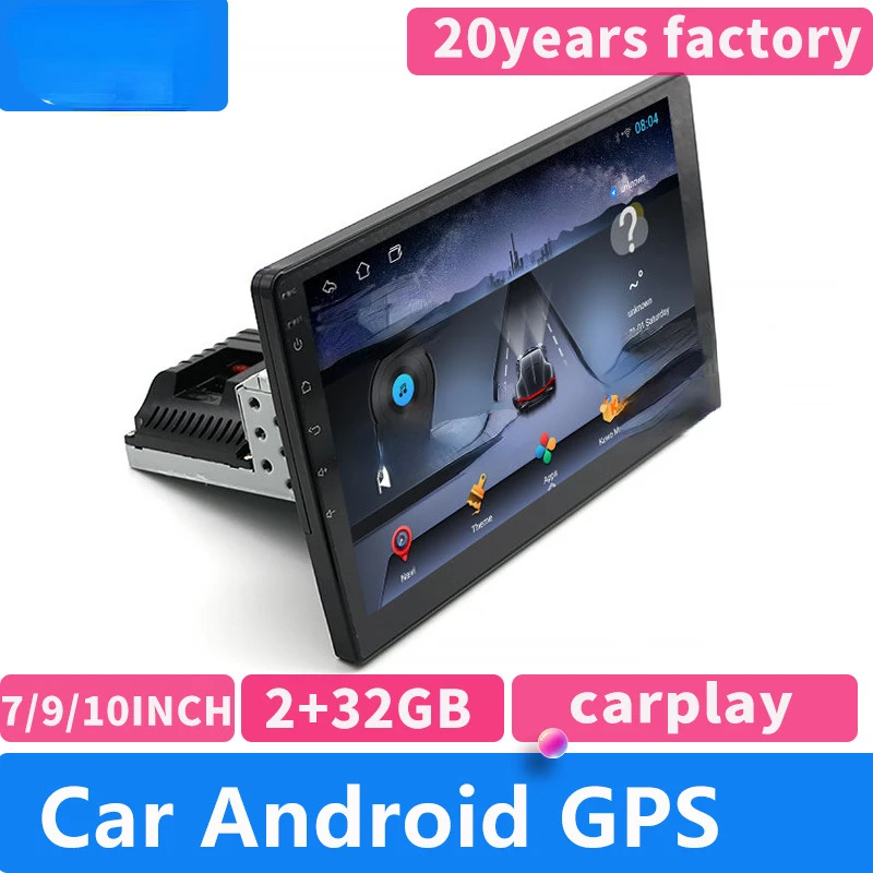 

Single spindle fixed car machine 10 inch Android large screen central control car GPS navigation universal