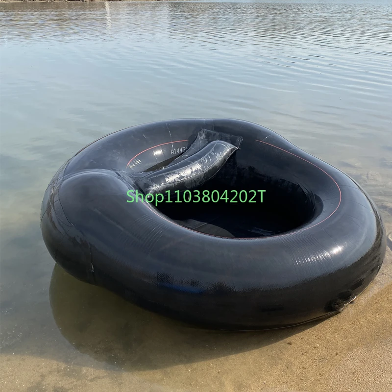 Homemade Thickened Boat Hard Bottom Inflatable Kayak Rubber Wear-Resistant Single Person Portable Folding Fishing