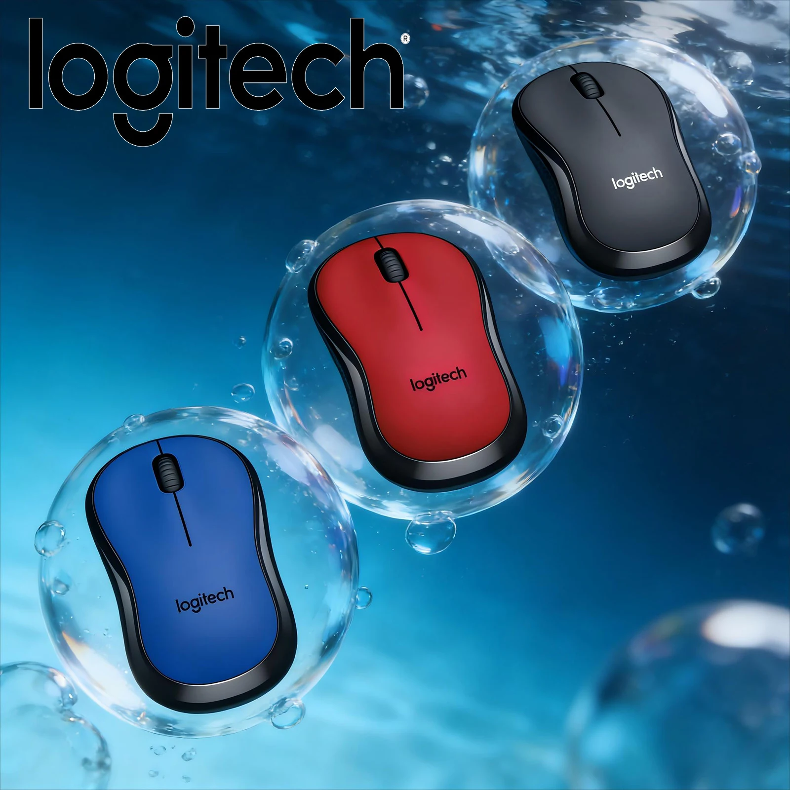 

Logitech M220 Silent Wireless Mouse, Optical, Portable and Durable, Very Suitable for Office, Home, Business, Laptop and PC