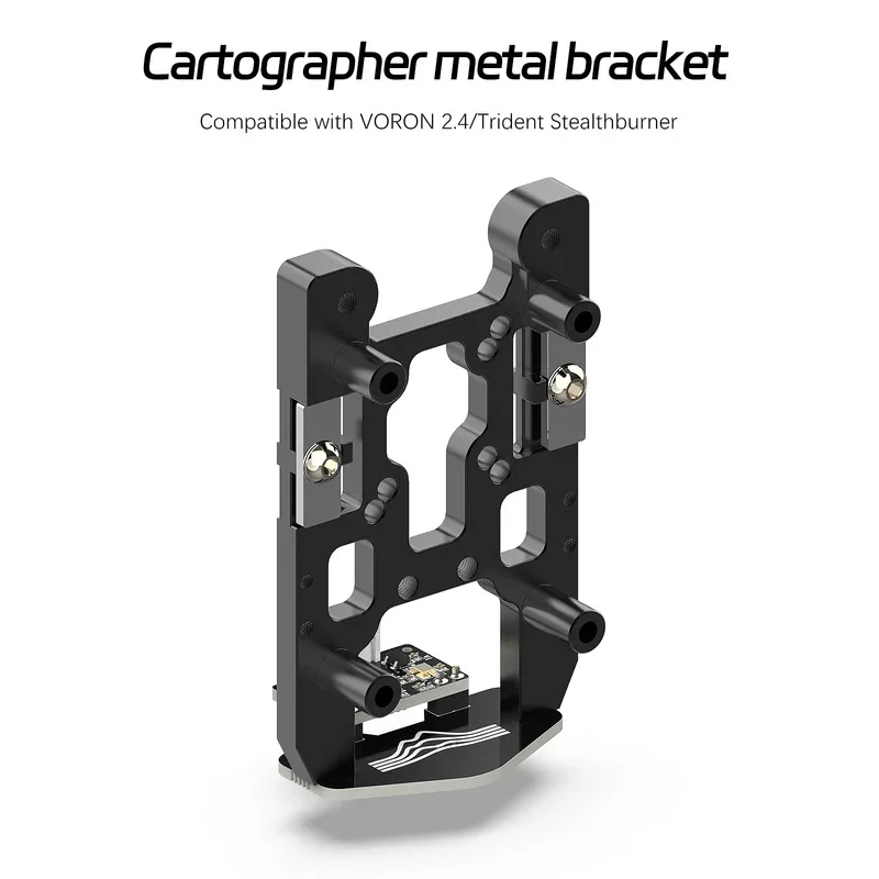 IDM Scanner Levelling Sensor Holder CNC Metal Bracket for VORON 2.4/Trident Stealthburner 3D Printer Part Beacon 6061 Aluminium