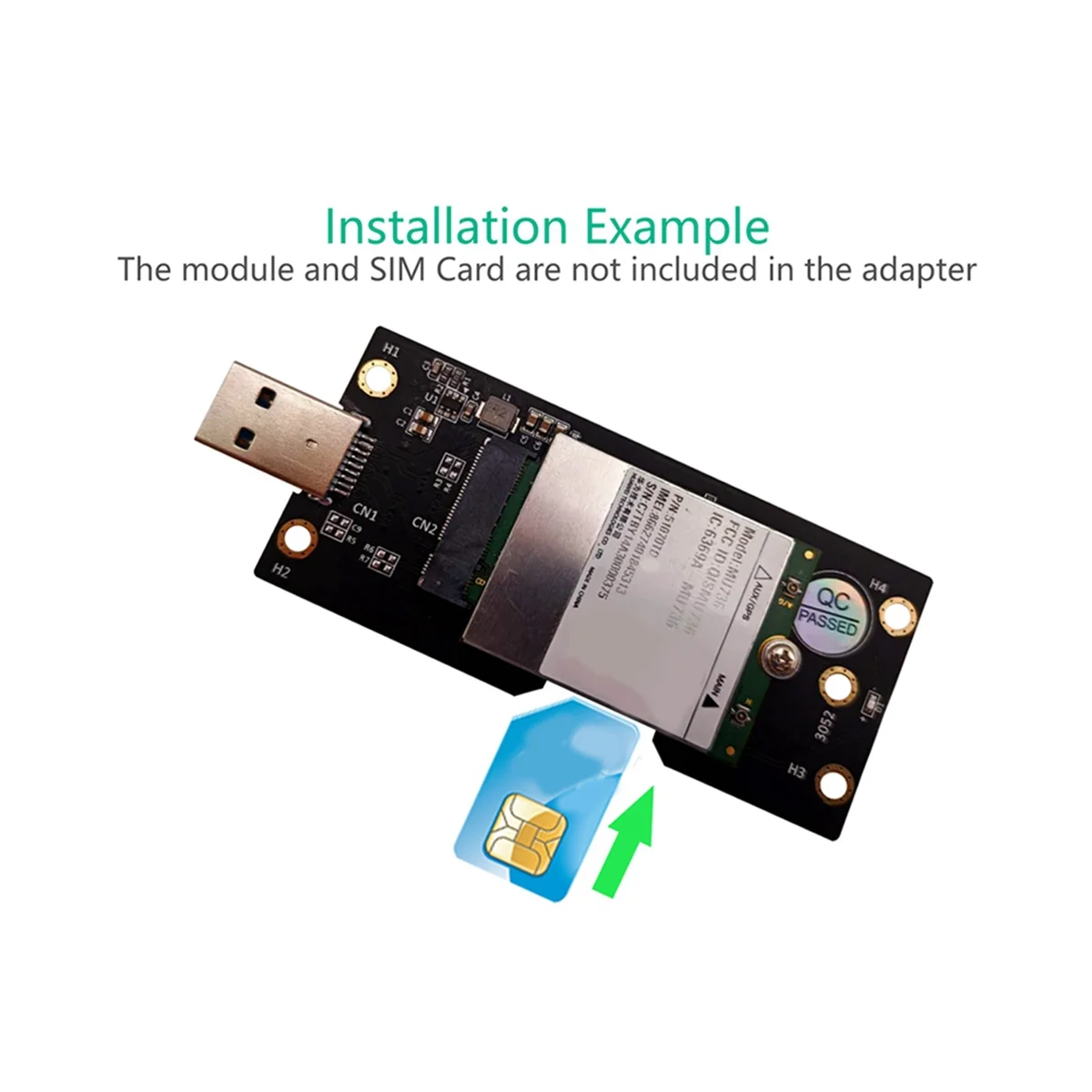 

Модуль AB20-NGFF для SIM-карты с модулем USB 3.0 3G/4G/5G к USB 3.0 со слотом для SIM-карты Портативная карта-адаптер
