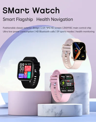 Imagen 2 del producto Relojes Inteligentes 2026 para Mujer, Pantalla Táctil Completa, Llamadas Bluetooth, Resistentes al Agua, Monitor de Actividad Física, Relojes Inteligentes para Hombre