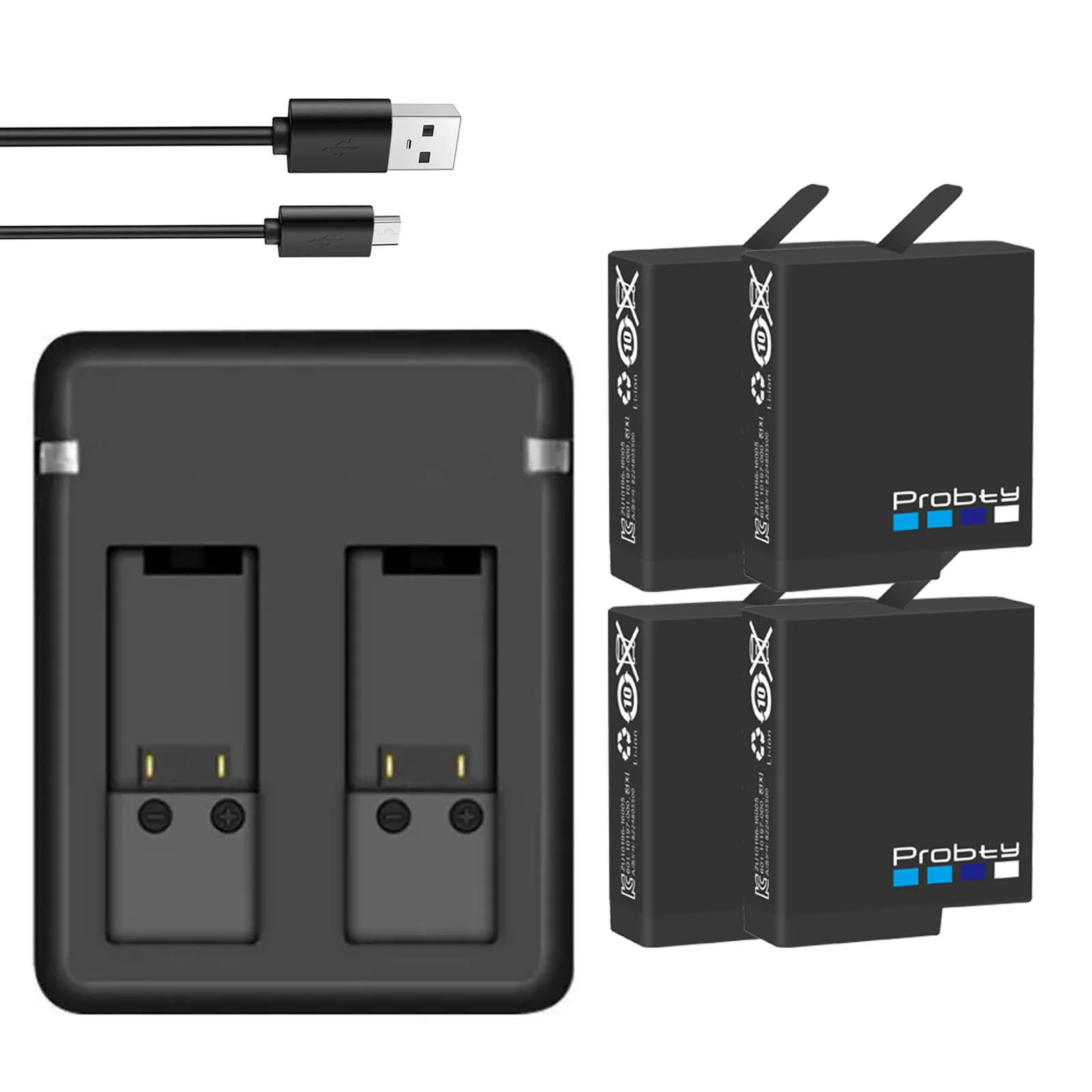 Do GoPro 7 Bateria 1680mAh z ładowarką do Gopro Hero 5 6 7 Czarna bateria do Gopro 5 6 7 Akcesoria