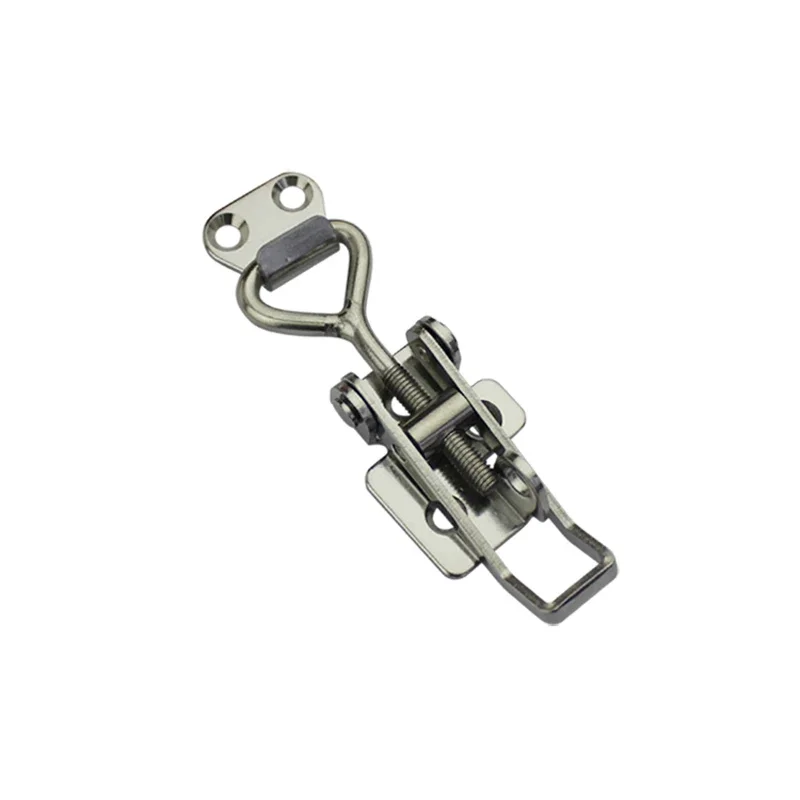 Stainless steel over center adjustable toggle clamp latch