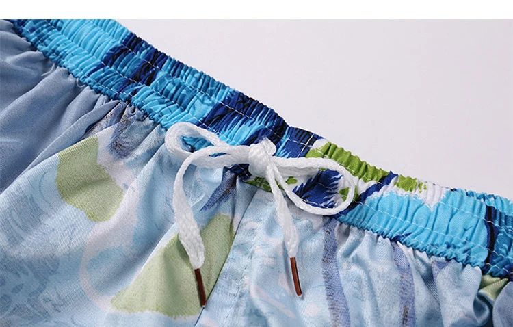 Summer Swimming Shorts Trunks Men Beach Shorts Camouflage Print Quick Dry Surf Shorts Drawstring Brand Casual Beachwear