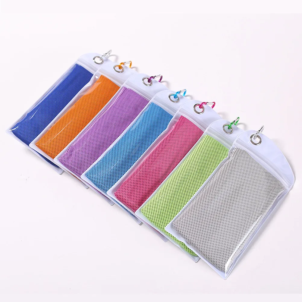 Microfiber Cooling Towel Ultra Thin Breathable Fast Drying Sweat Absorbing Neck Face Cloth for Running Camping Yoga Gym Hiking