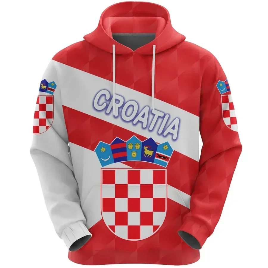 3DPrinted Newest Croatia Art Unique Unisex Men/Women Hrajuku Streetwear Casual Hoodies/Zip/Sweatshirt