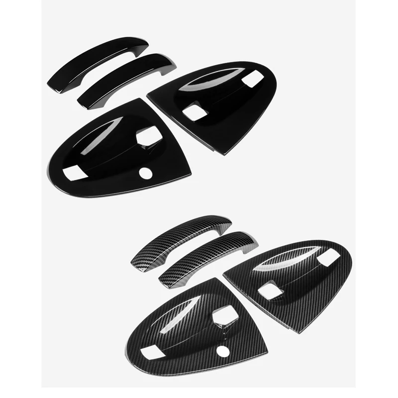 

Крышка дверной ручки автомобиля, украшение, защита от царапин, наклейка на чашу двери автомобиля для Smart Fortwo 451, автомобильные аксессуары 2014 2013 2012 2011 10