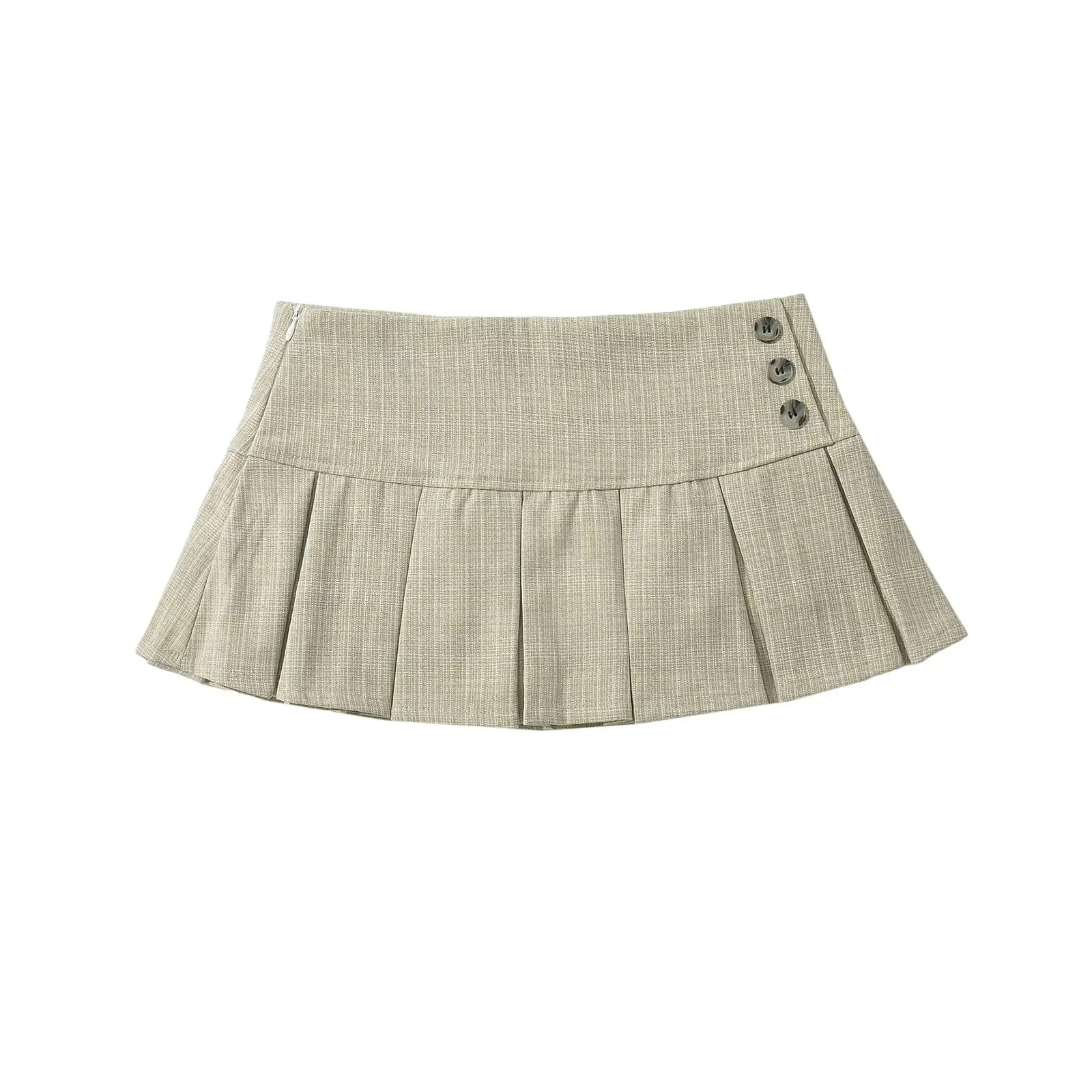 YENKYE American Retro Pleated Mini Skirt Women Sexy Low Waist Summer Skirts Cool Girl Y2K Saia 12 Sb0f8a5d0fa134938a3f8f7e853e9f1eff