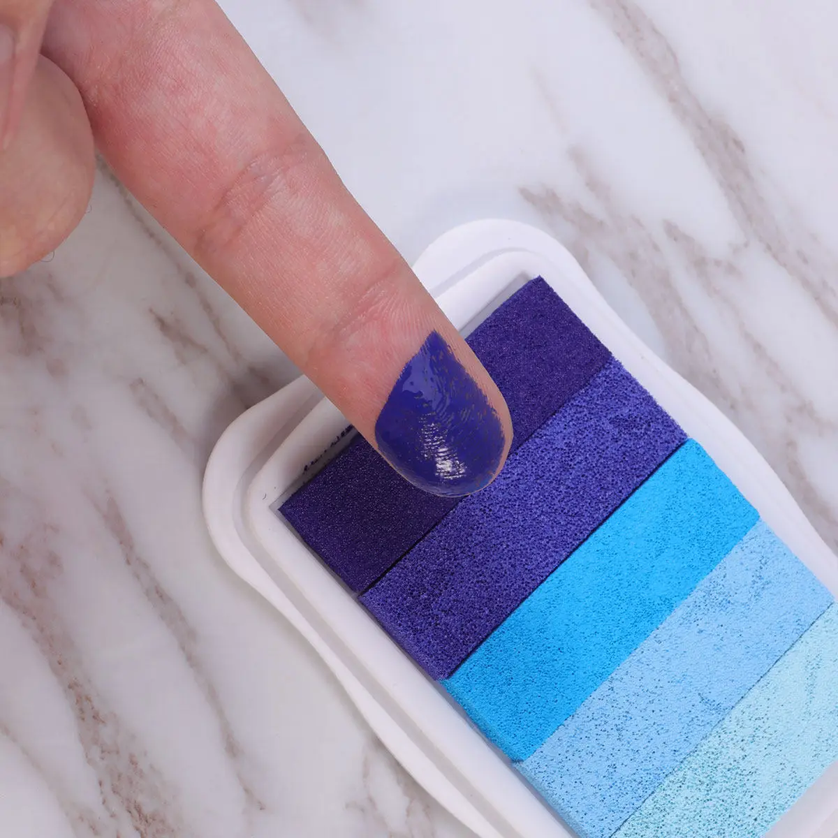 

Набор из 5 цветных градиентных чернильных подушечек: экологичные, смываемые чернила для детского творчества, рукоделия, скрапбукинга и декора стен