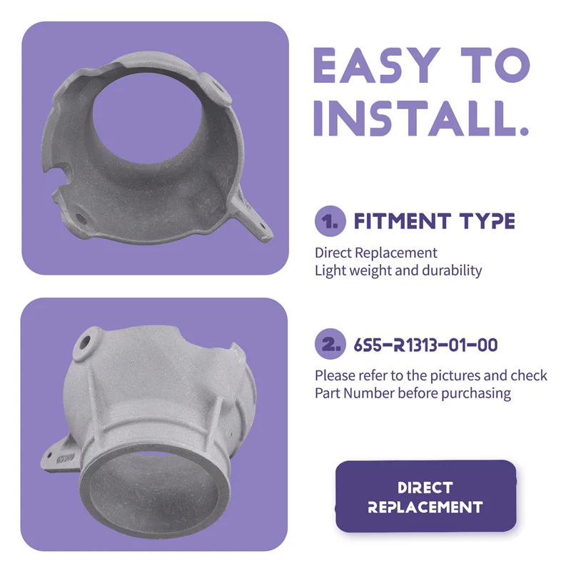 يستبدل يناسب ياماها PWC FX WAVERUNNER FX كروزر HO Sho Shoh SVHO FZS FZR 6S5-R1313-01-00 فوهة منحرف التوجيه #2