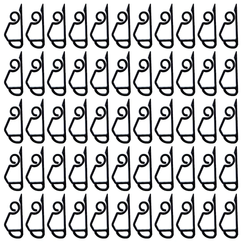 Sturdy 100pcs Gutter Hook Stylish for String Lights and Festival Ornaments