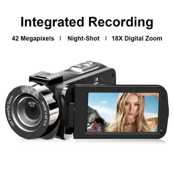 4K 42MP Vlogging Camera with 18X Zoom & WiFi 1
