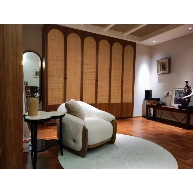 Imagen 7: Mesa de Centro Moderna de Madera Sólida de Lujo, Mueble Resistente para Sala de Estar, Cocina y Dormitorio, Plegable y Ecológico