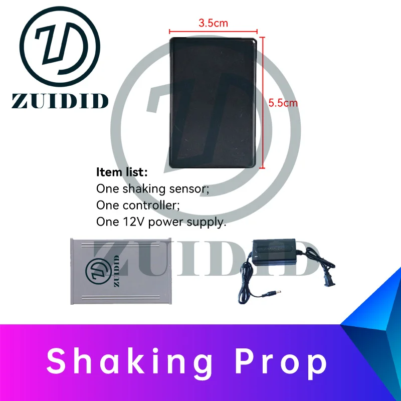 ZUIDID escape room Shaking Prop hold the shaking sensor and keep shaking in a certain time to unlock escape game