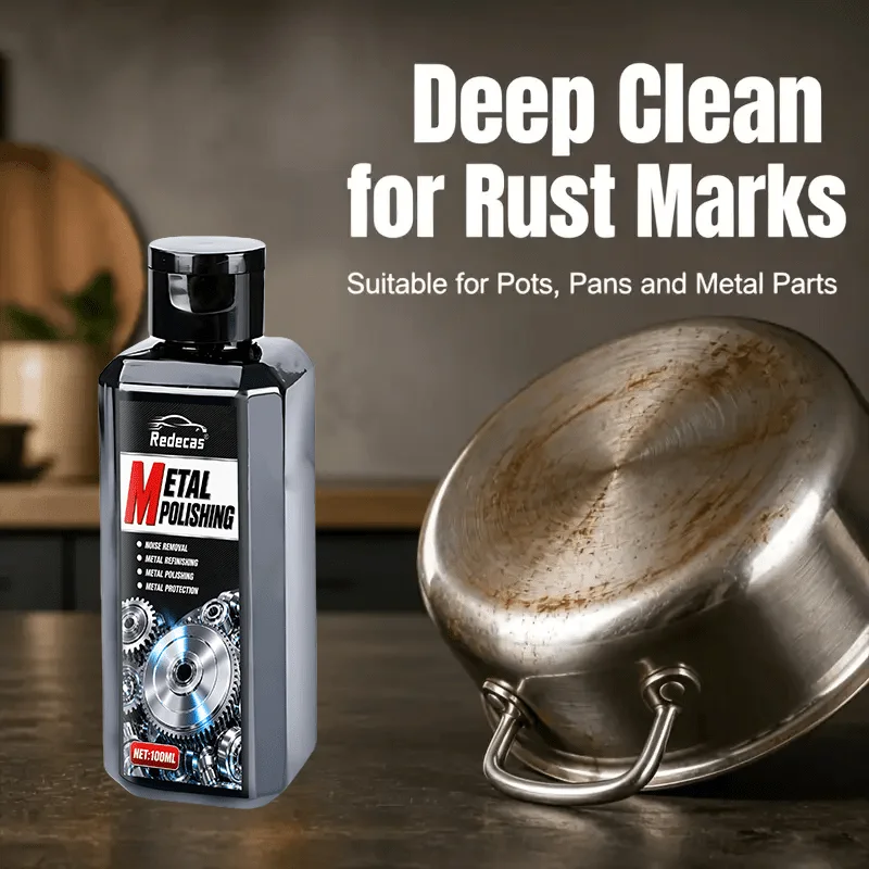 Metal Rust Remover Anti‑Rust Paste, Fast Dissolve Rust & Oxidation, Dust‑Resistant for Home, Kitchen & Hardware