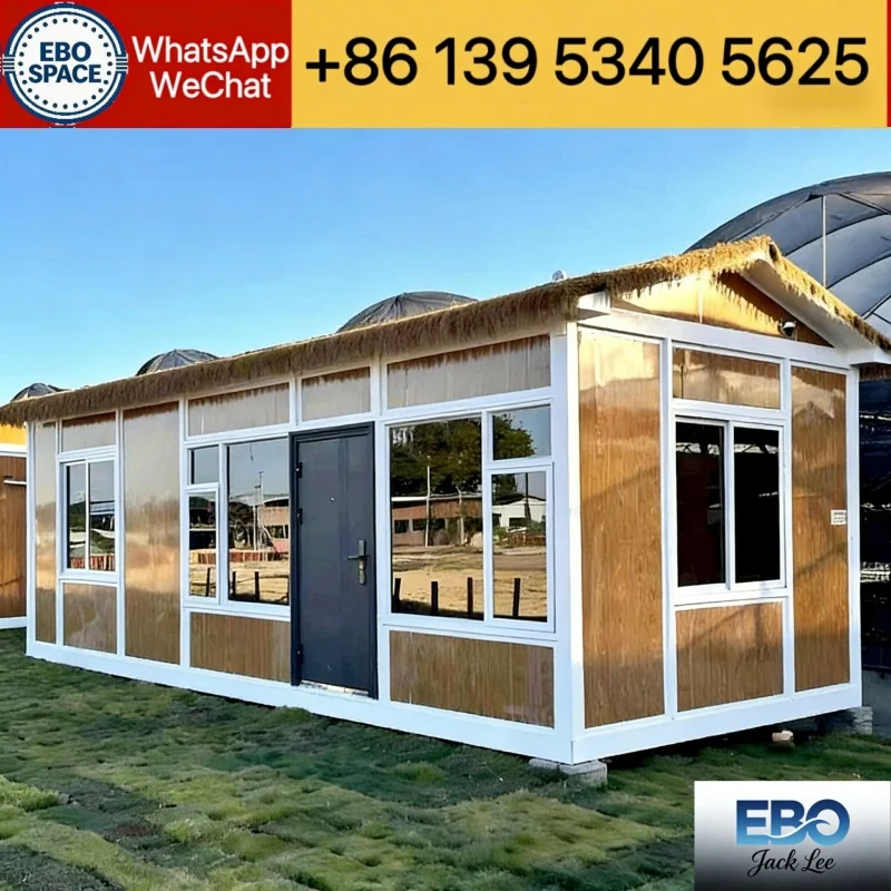 Expandable Container Villa House Eco Material Modular Fast Build for Global Housing Project