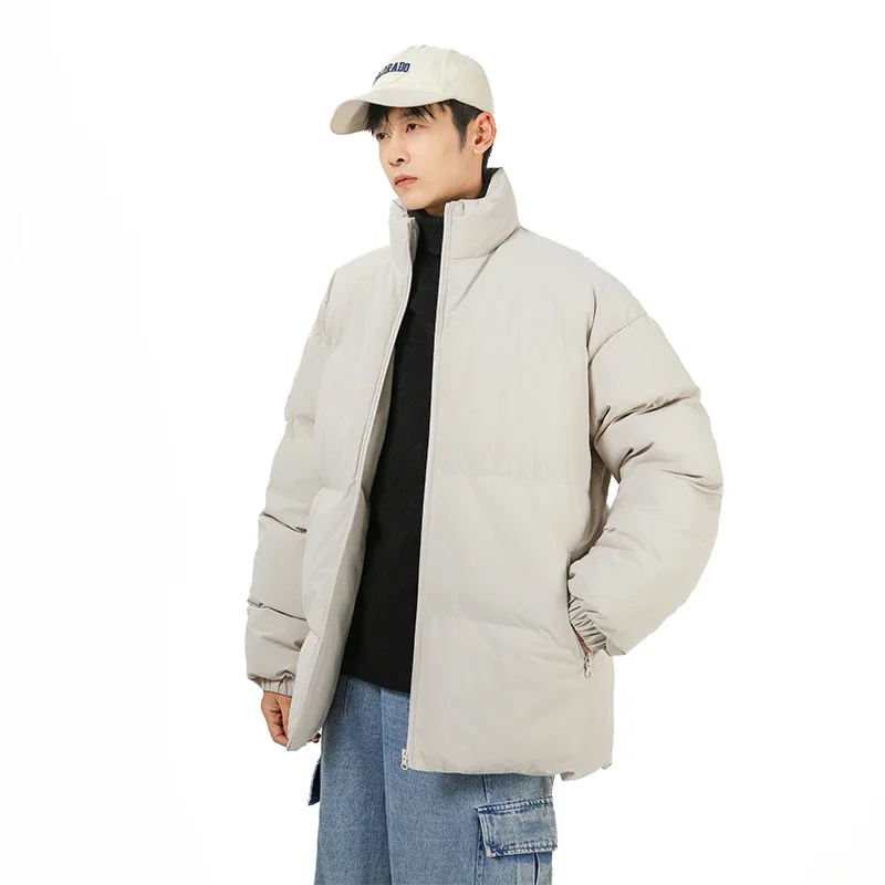 

Новая мужская ветрозащитная теплая хлопковая одежда для спорта на открытом воздухе для отдыха на зиму, теплая модная и красивая куртка для пар