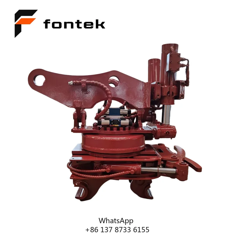 Heavy Duty 360 Degree Swivel Excavator Hydraulic Tiltrotator For 9-15T Excavator
